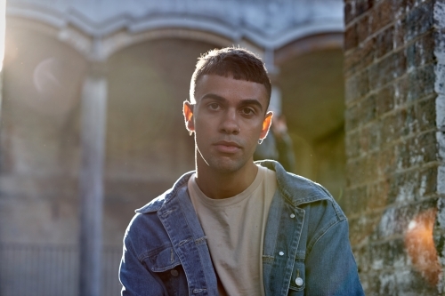 Young Indigenous Australian man - Australian Stock Image